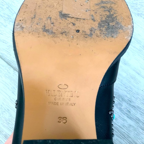 VALENTINO Leather Ankle Booties - Picture 5 of 5